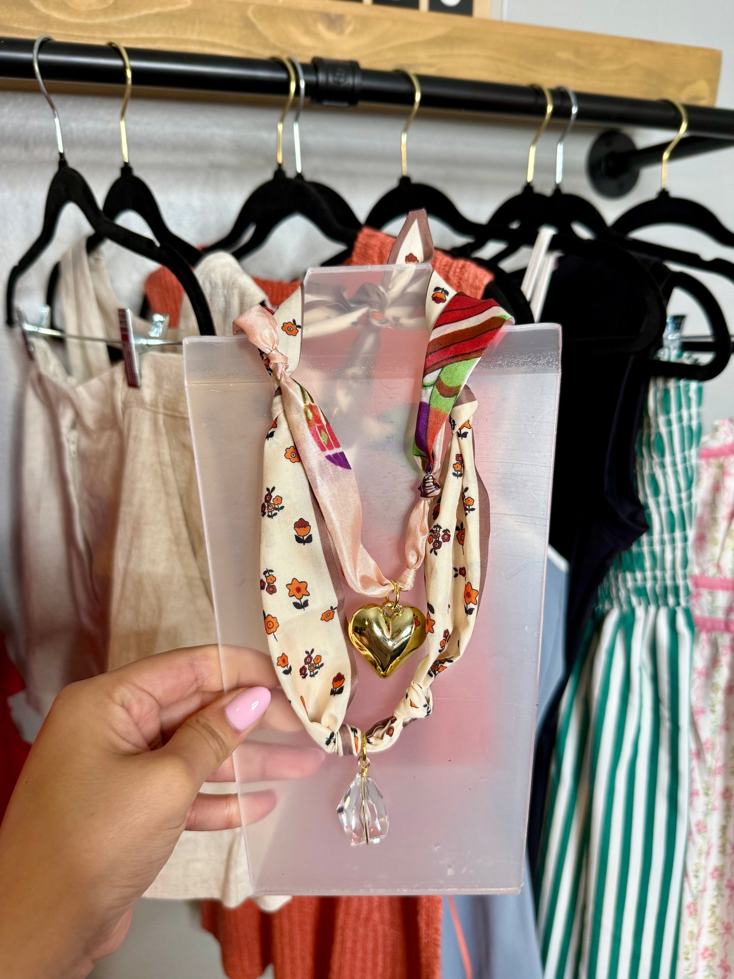 Pendant Scarf Necklace(s)