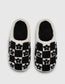 Checkered daisy slippers