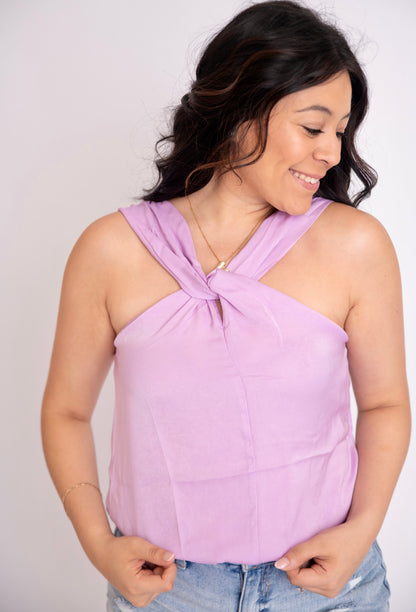 Nicole's halter blouse