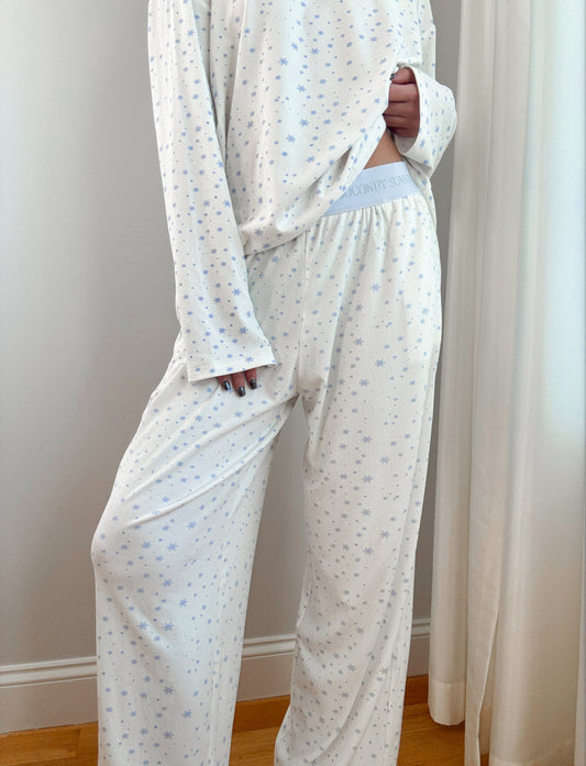 Snowflake coconut pj pants