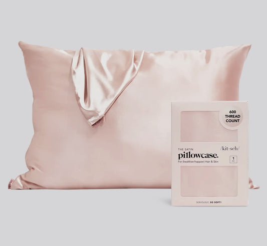 Satin Pillowcase- Blush