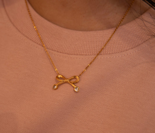 Austin Petite Bow Waterpoof Necklace