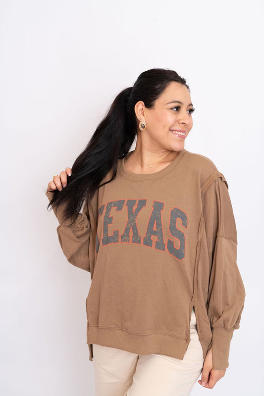 Graphic TEXAS Camden Pullover