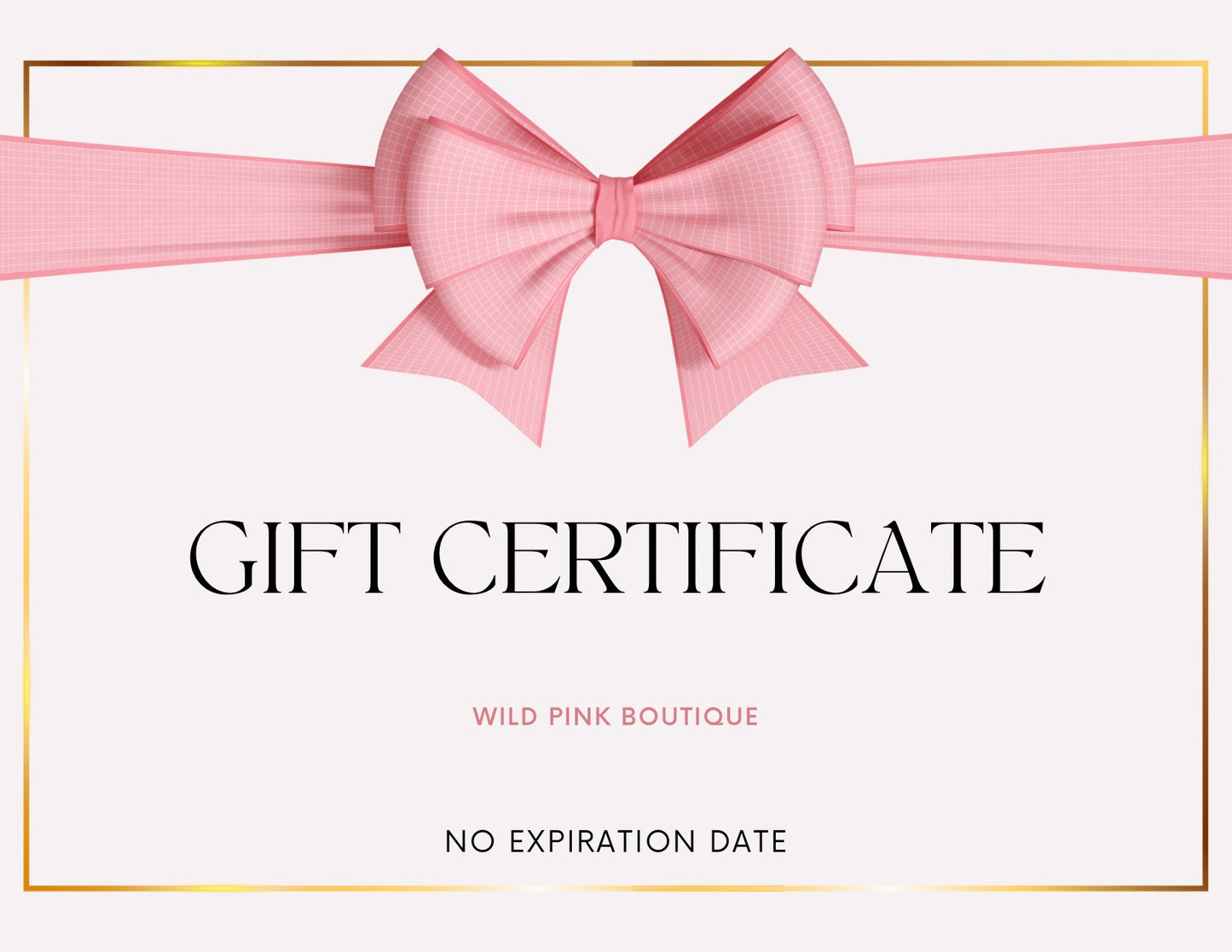 Wild Pink Boutique Gift Card